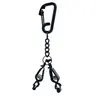 KUNN Glove Clip Stainless Steel Carabiner with Double-End Alligator Clip for Work Gloves, Glove Holder for Wall Mount