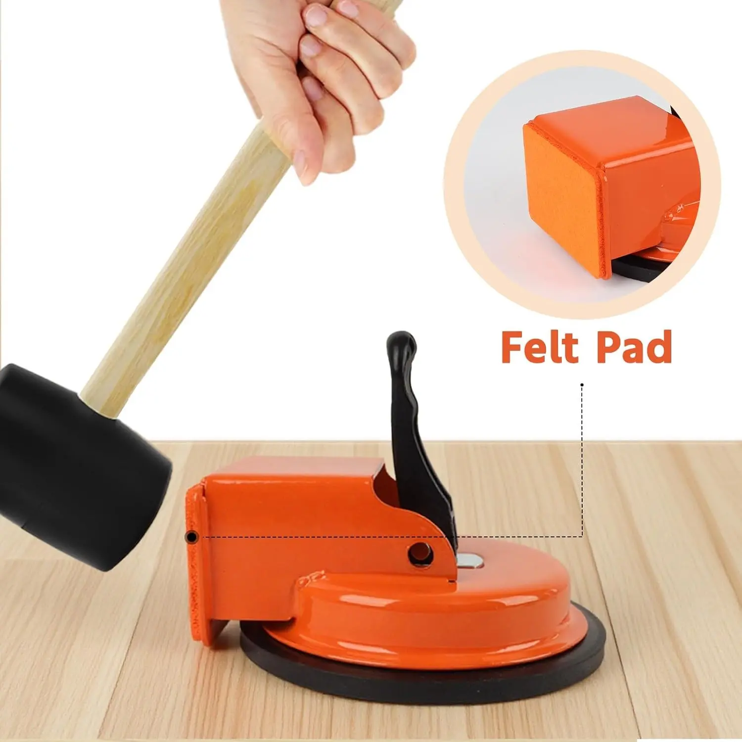 Floor Gap Fixer Tool, Suction Cup Gap Puller, Laminate & Vinyl Floor Repair Kit, Plank Grabber for Home Wood, Tile, Vinyl Floors, Hand Tools