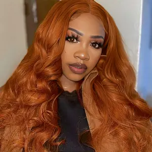 【HOT】Alipearl Hair 250% Density Copper Color 4x7 Glueless Wig Pre Cut Ready to Go Red Auburn Human Hair FallFreshness