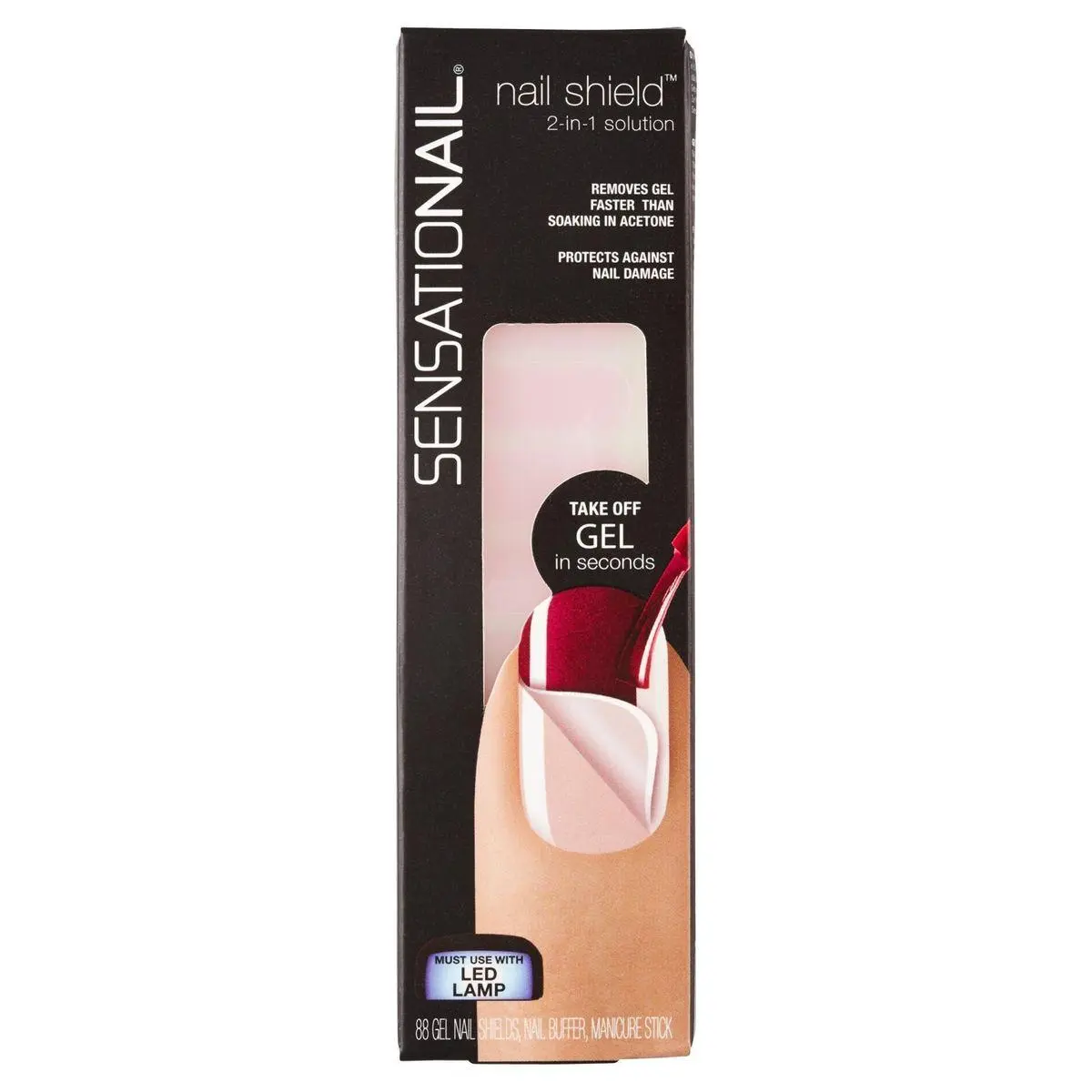 Nail Shield 2-in-1 Nail Protection Solution incl. (88) Nail Shields