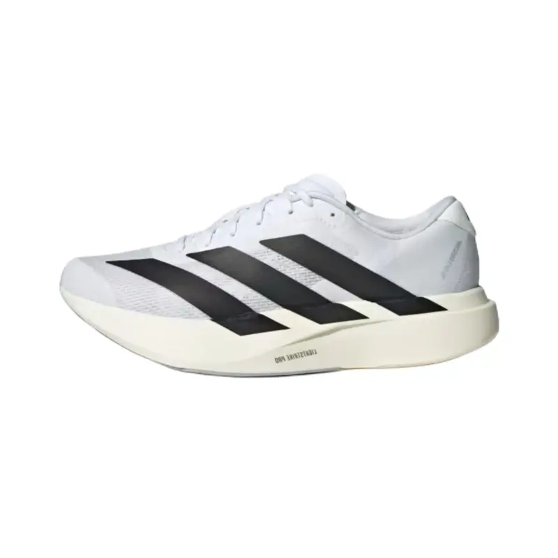 Adidas Adizero Evo SL Men’s White Black Mesh Athletic Trainer, Running Sports Shoe for Daily Casual Walking Fashion Footwear, Sports Shoes, Aerodynamic, Adizero Evo Sl Running, Lightweight, Male