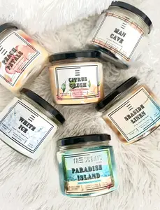 Unique Marbled Candle - Phthalate-Free, Coconut-Soy Wax Blend
