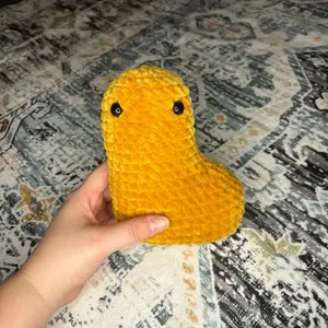 Crochet Chicken Nugget Stuffed Animal