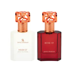 Swiss Arabian Rose 01 & Musk 07 EdP Perfume Bundle (2 × 50ml)