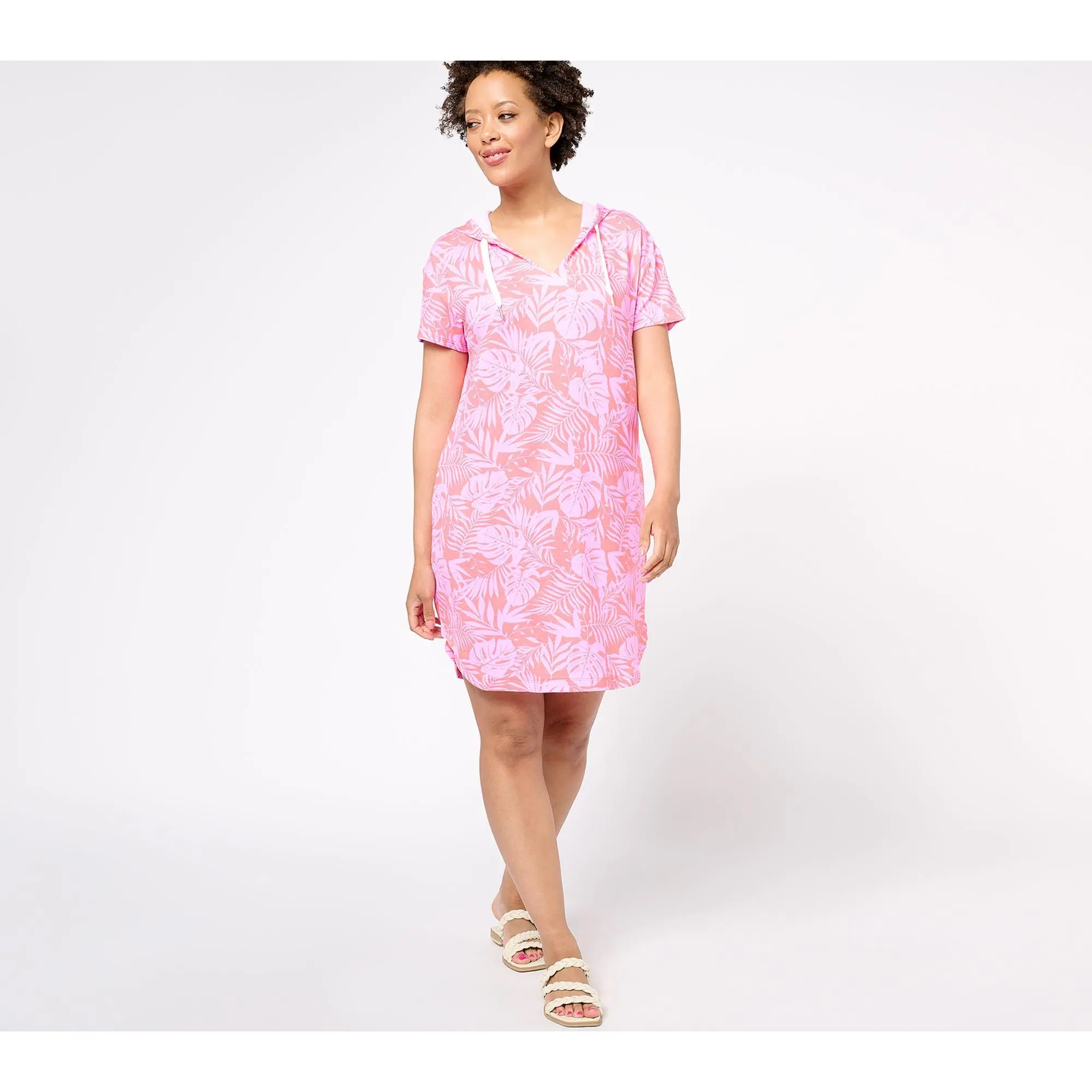 Koolaburra by UGG Light & Airy French Terry Hoodie Dress