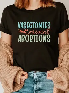 100% Cotton Surgery Urologist Vasectomies Prevent Abortions T-Shirt Short