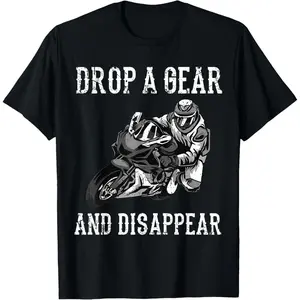 Casual Cotton shortsleeve tees  Funny Motorcycle Riders Gift For Motorbike Biker Men Women T-Shirt