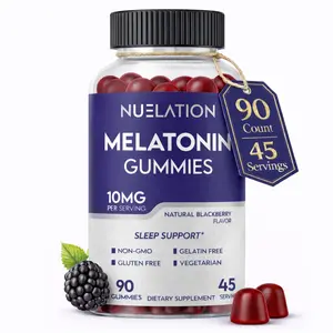 NUELATION Melatonin Gummies for Adults - 90 Count - Delicious Daily Gummies