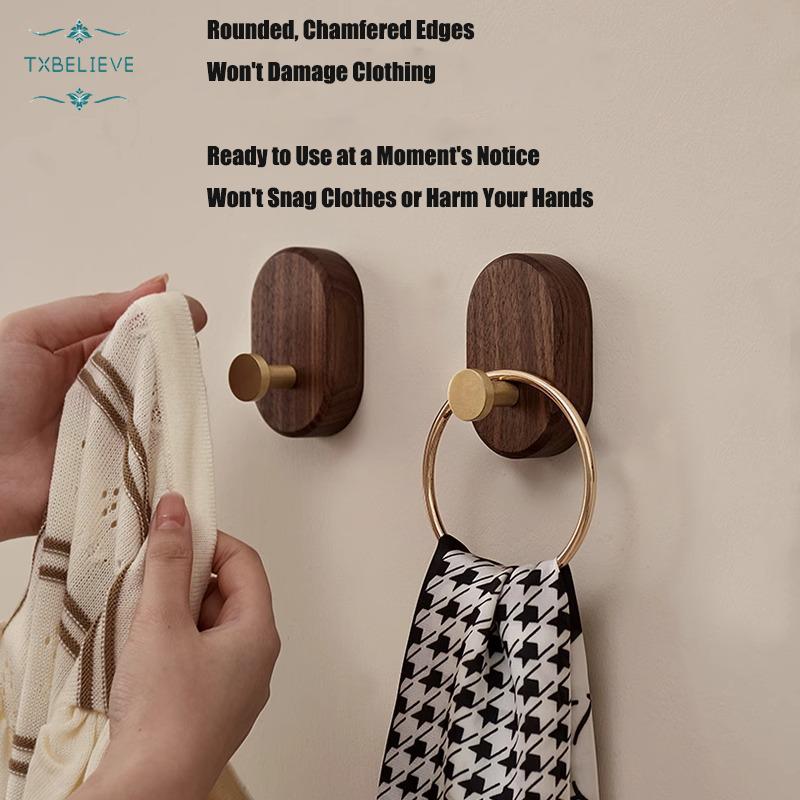 Wall-Mounted Coat Rack Wooden Coat Hook Entrance Wall Coat Hook, Wooden Hook Bedroom Coat Rack Wall Coat Rack with Hooks Wall-Mounted Coat Rack Wooden Coat Hook Entrance Wall Coat Hook, Wooden Hook Bedroom Coat Rack Wall Coat Rack with Hooks