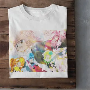 Shugo Chara T-Shirt Hinamori Amu & Guardian Characters Inspired Trendy Unisex Shirt for a Bold Look, Unique Streetwear Fashion, Perfect Gift