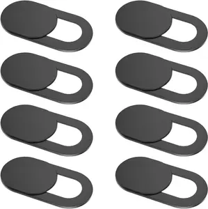 Laptop Camera Cover Slide, [8 Pack] Ultra-Thin Webcam Cover Compatible with MacBook,Laptop,PC,Computer,iMac,iPad, iPhone 6/7/8 Plus. 0.022in Thick Web Blocker Protect Your Privacy and Security