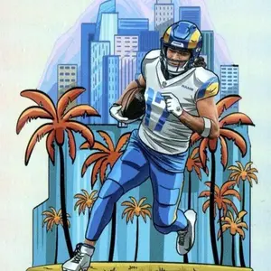 Divy Spot For Puka Nacua 2024 Donruss #20 Downtown /(SSP)