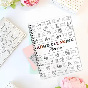 ADHD Cleaning Planner for Adults & Teens with Daily Weekly & Monthly Chore Lists & Structured Schedules for Effective Housekeeping Unisex outdoorfun