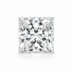 Princess Cut Moissanite Loose Stone 1-6ct D Color VVS1 with GRA Certificate for Custom Jewelry