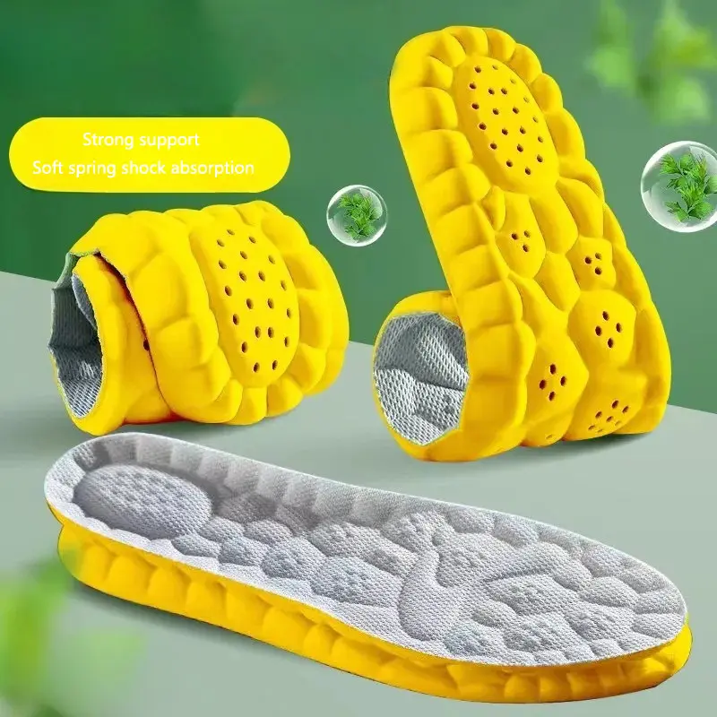 tennis shoes Motion Shock-absorbing Insole Odor-resistant Breathable Sweat-absorbing Elastic Insole  Training Insole