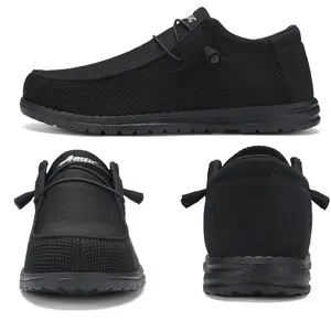 Men's Steel Toe Loafers Shoes Slip On Work Shoes With Lightweight Comfortable Footwear ,Catering Work Shoes,Outdoor Work,Footwear,Paramedic Shoes,Men's and Women's Fashion Mule Shoes