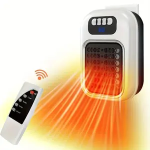 Wall Mounted Electric Heater with Remote Control - Silent Portable Heating for Home-Office