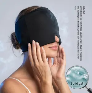 Solid water gel cold compress head cover, cold compress mask, hot compress eye mask, gel cap, ice cap, hangover cold