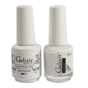 Gelixir Gel Nail Polish Matching Duo - Snow White 090