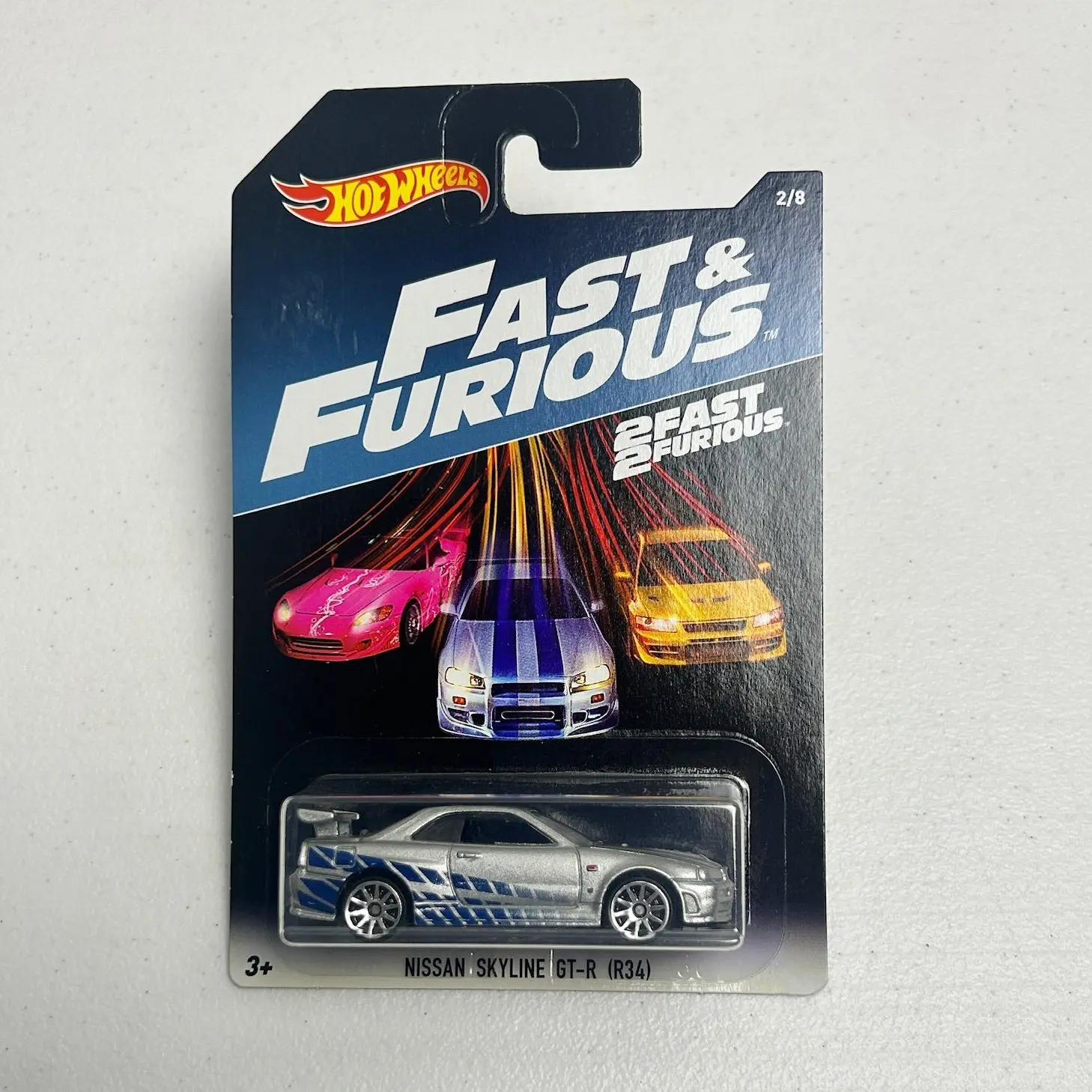 Hot Wheels 1:64 Fast & Furious 2 Fast 2 Furious Nissan Skyline GT-R (R34)