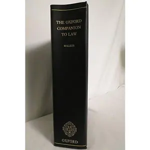 USED-The Oxford Companion to the Law by David M. Walker (Hardcover)