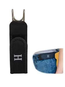 No Buckle Elastic Belt, Adjustable Waist Extender for Jeans, Non-slip Comfortable Stretch Waistband, Invisible No Show Belt for Men Women, Loose Pants Waist Tightener, Daily Casual Office Wear Accessories