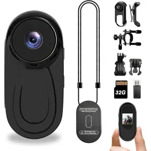 Mini  Camera 1080P  Thumb POV Wearable Action  Cam Hand Free Vlogging Cameras Worn Small Camcorder with  Clip for Travel Cycling Pet Walk Vlog