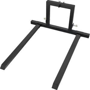 OEDRO 3 Point Hitch Pallet Fork 1500 lbs Capacity Adjustable Pallet Fork Attachments for Category 1 Tractor