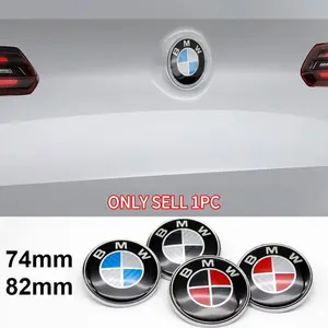 Bmw Car Front & Rear Emblem, Anti-Fading Antioxidant, Practical Exterior Modification Parts, Suitable for Bmw Cars, Automobile Decals