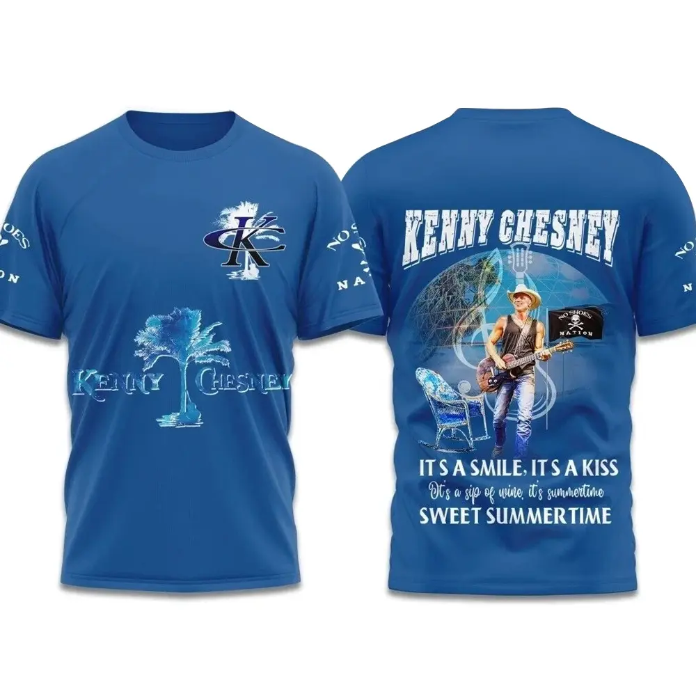 Kenny Chesney Tour Sweet Summer Time 3D T-Shirt