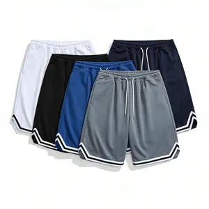 Basketball shorts men's sports loose boys quick-drying American ice silk casual pants five-point pants sports casual pants men