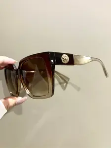 Large Frames Square Glasses, Retro Fashion Simple Eyeglasses, Novelty Frame Decorative Eyeglasses for Men and Women