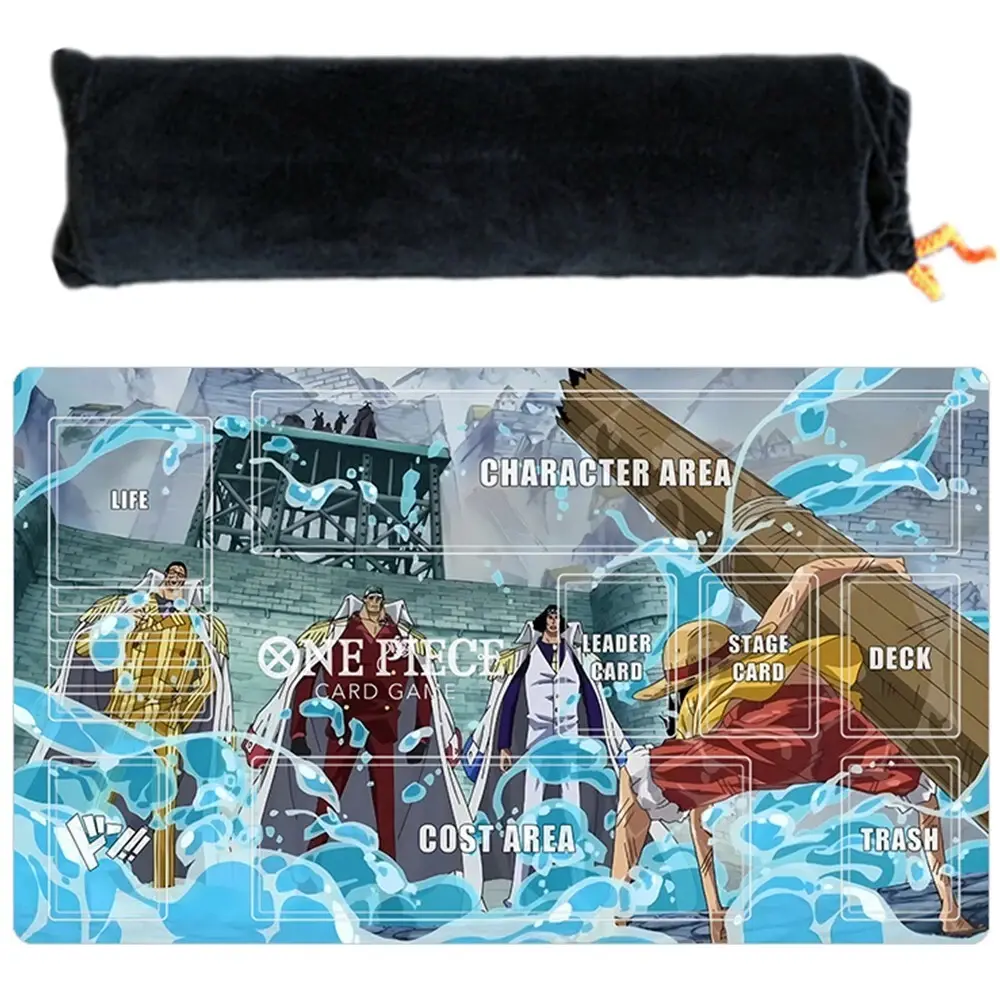 Sakazuki Kuzan Borsalino Playmat With Zones, Desk Mat Anime Mousepad Game Pad