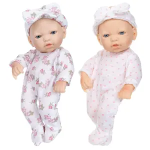 7 Inch Reborn Doll with Clothes & Hair Band, 1 Set Lifelike Realistic Newborn Doll, Sleeping Companion Doll, Birthday Gift for Girls & Boys