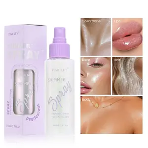 The glitter spray for face and body is suitable for all skin types, making the skin shine brightly. It is very suitable for various occasions and daily use, Shimmering Body Glitter, Sparkly Glitter