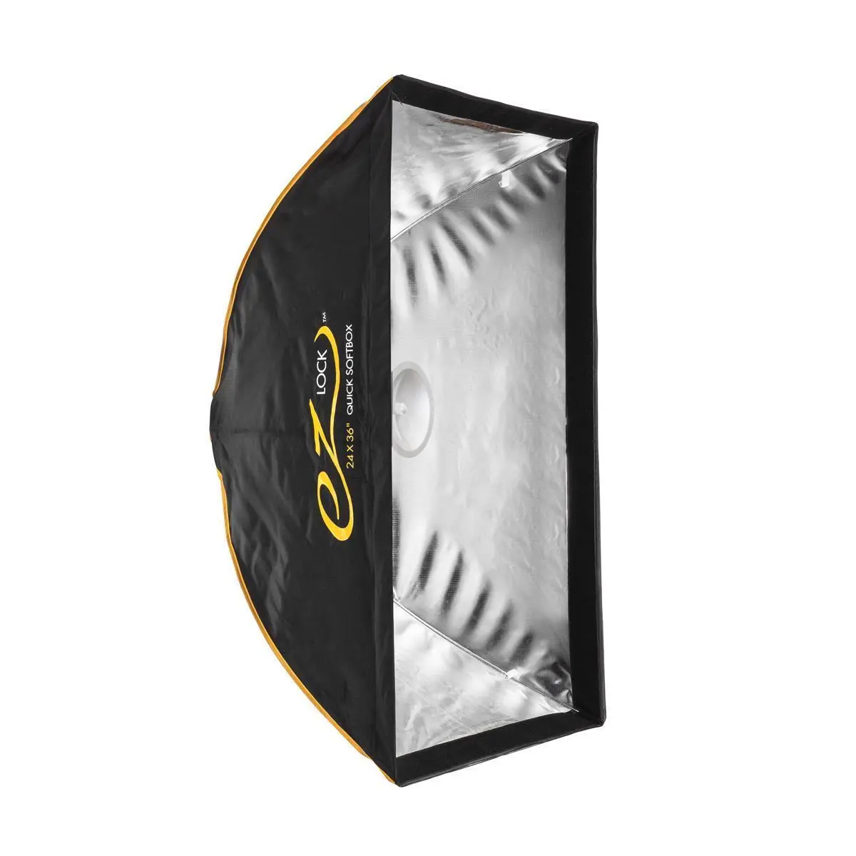 Glow EZ Lock 24x36" Quick Strip Rectangular Bowens Mount Softbox Lighting Kit with External, Internal Diffusers, Deflector Disk and Eggcrate Grid, Folding Softbox for Photography Studio Lighting