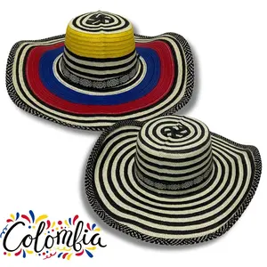 Sombrero Vueltiao Colombiano hecho con nailon poliester