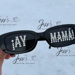 Ay mamá glasses, corrido concert, Double p, rhinestones