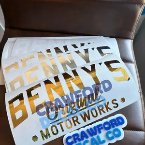 Benny’s Original Motorworks Decal for Trucks Cars ands More