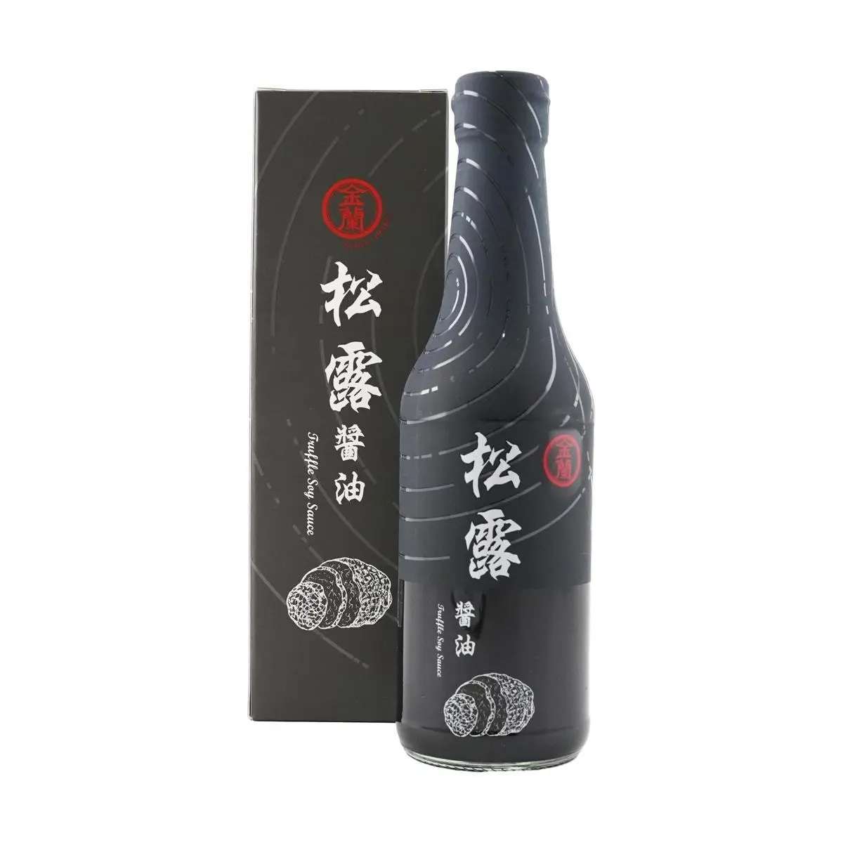 KIMLAN Taiwan Black Truffle Soy Sauce 500ml - Gourmet Umami Seasoning with Shiitake, Sweet & Savory Flavor