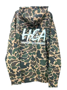 HUNTERS EDGE APPAREL DUCK CAMO HOODIE - Duck Camo Pattern Hunting Hoodies For Men And Women, Hunter Gifts Menswear Pullover