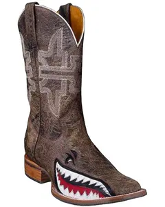Tin Haul Men's Gnarly Bite Western Boot Broad Square Toe - 14-020-0007-0002