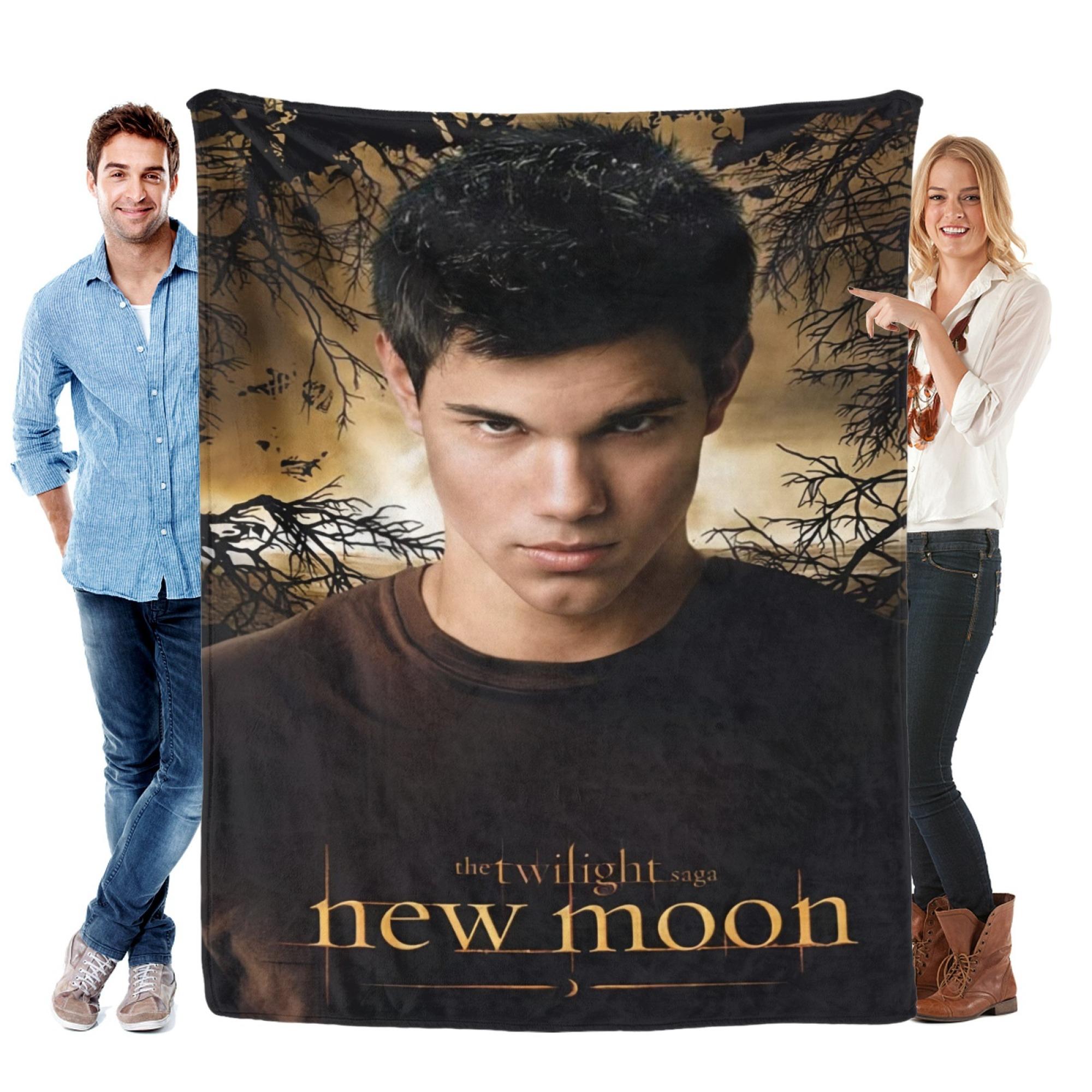 Viral Twilight New Moon Blanket - Ultra-Plush Throw With Jacob Black Poster Art30x40 40x50 50x60 60x80inch