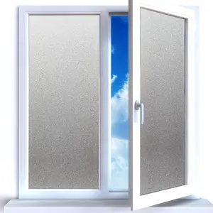 Self-Adhesive Frosted Glass Sticker Film, Office Bathroom Shower Door Privacy Window Decal, Anti-Spy Protection