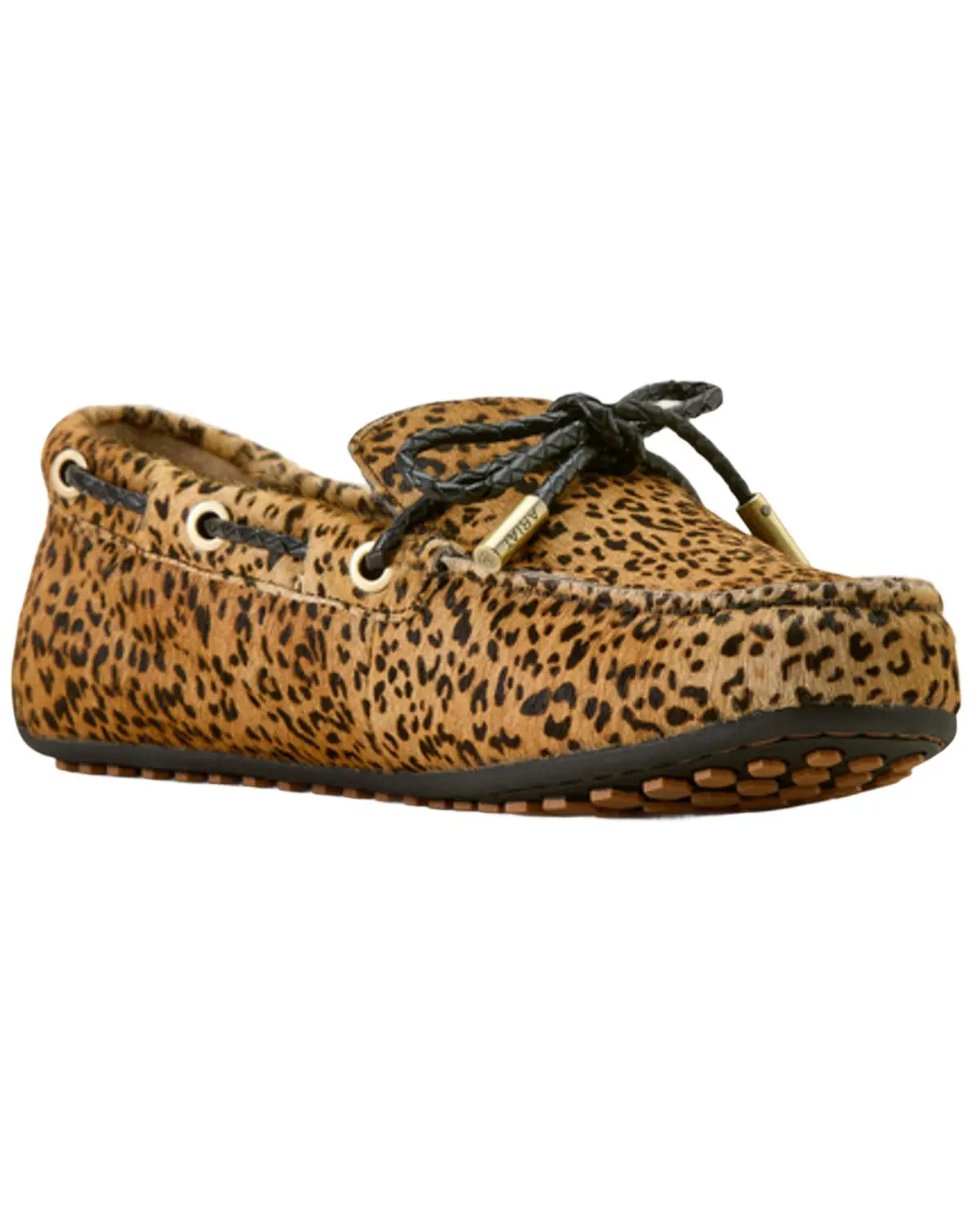 Ariat Women's Women'S Margot Cheetah Print Hair-On Driving Mocs - 10074228