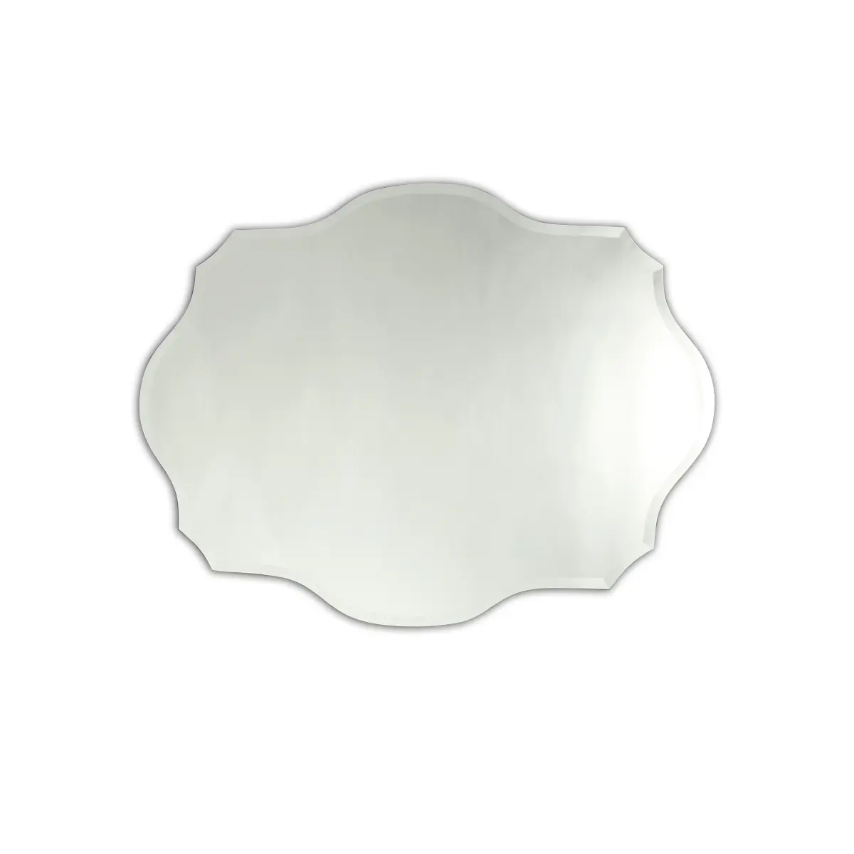212 MAIN Caverly Large Unframed Square Beveled-Edge Glass Wall Mirror, 24x32in, Wall-Mount Bathroom Fixture, Home Improvement Indoor Decor