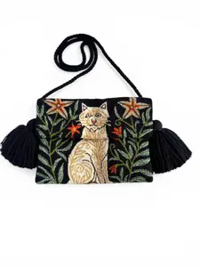 Handmade Crossbody Wayuu Upholstery Handbag With upholstered