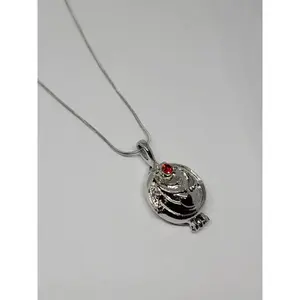 Vampire Diaries Elena Gilbert Vervain silver pendant locket necklace