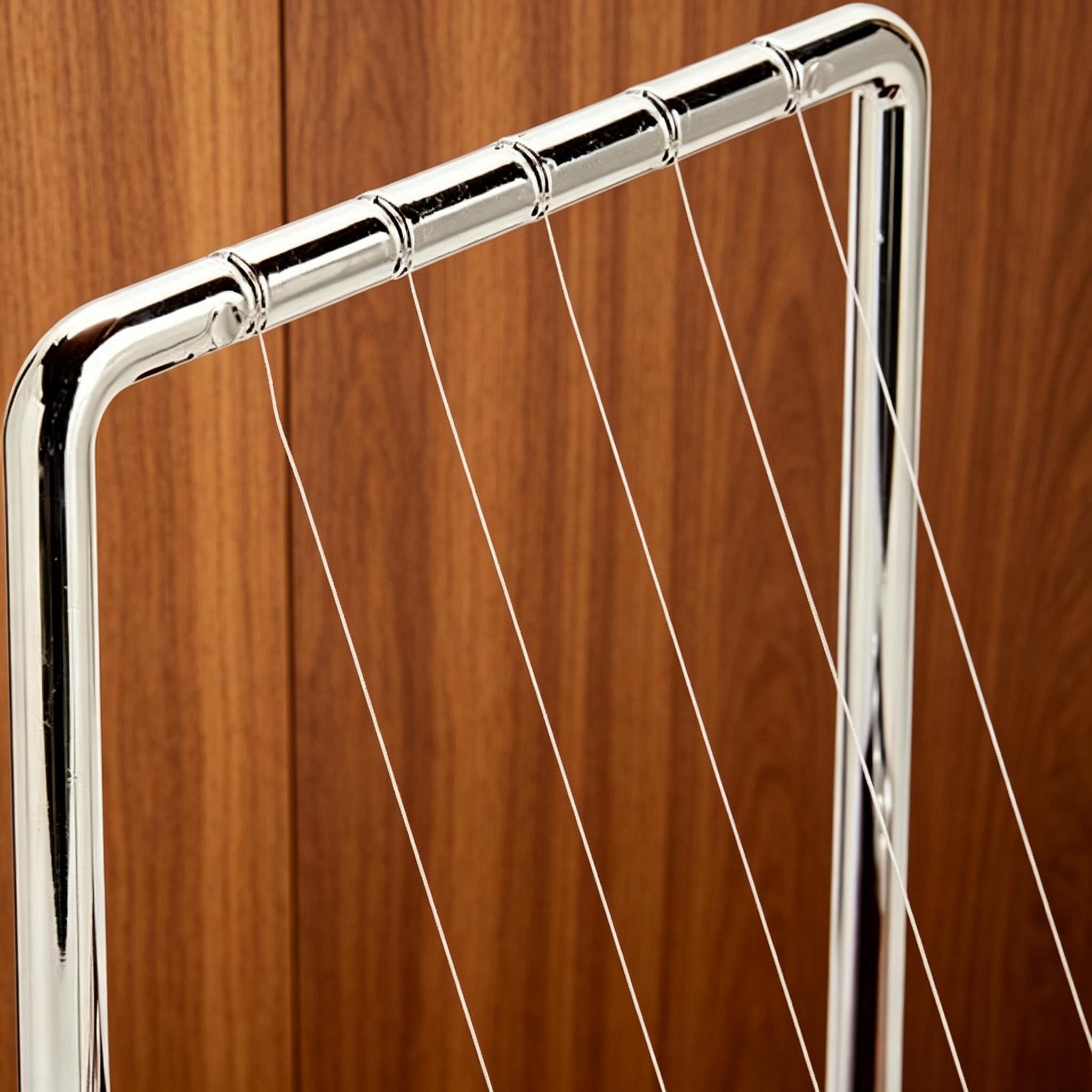 Newton's Cradle Pendulum 7x6x7 in Silver Stainless Steel, Desk Decor Stress Relief Toy, Physics Science Teacher Gift