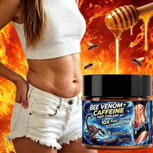 10x Faster Firming & Long-Lasting Effect, Natural Bee Venom & Caffeine, Deep Firming Cream for Abdomen, Waist, Legs, Moisturizing Body Care, Firming Belly Cream